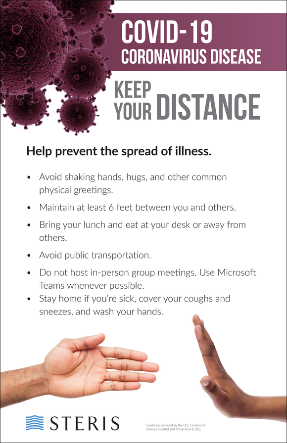 Keep Your Distance - Info Graphic