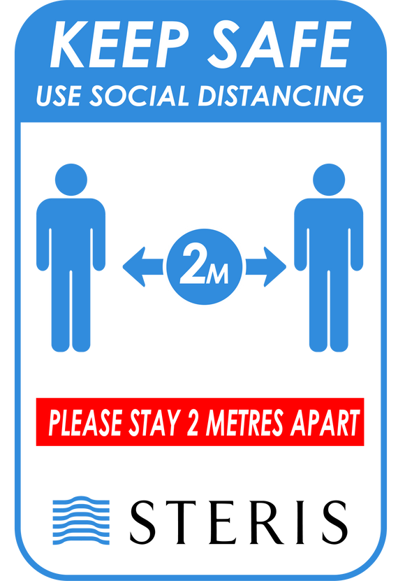 Keep Safe #2 - Use Social Distancing (Blue) Metric