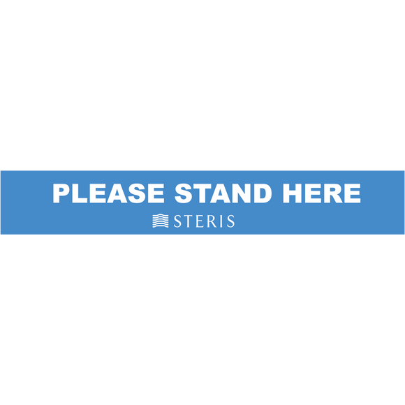 Please Stand Here - Floor Sign